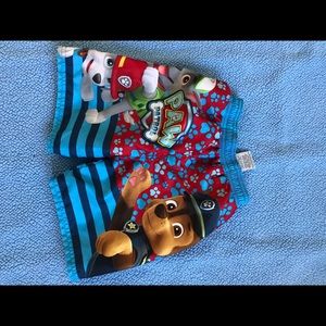 3T paw patrol swim trunks